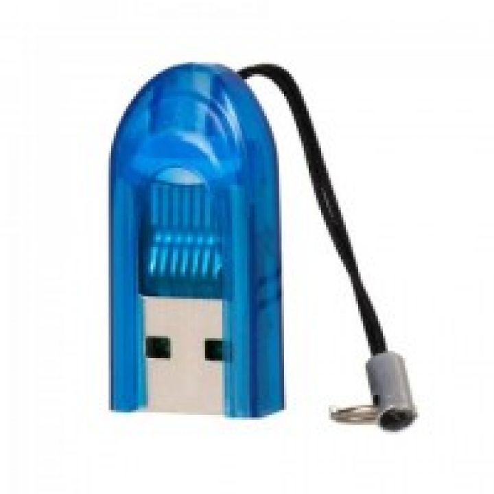 Card reader  Smartbuy SBR-710-B, Micro SD,USB 2.0 голубой
