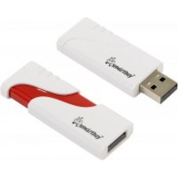 USB Flash Drive 8Gb - SmartBuy Hatch White SB8GBHTH-W