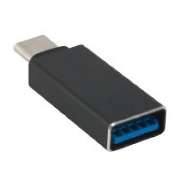 Аксессуар BROSCO OTG USB - USB Type-C Black
