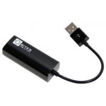 Сетевая карта 5bites USB2.0 - RJ45 UA2-45-02BK Black,100 Мбит/с