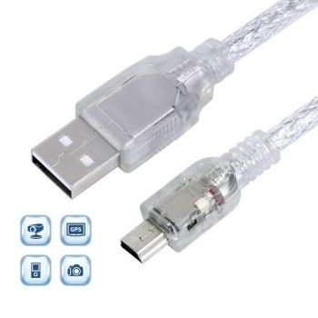 Аксессуар Greenconnect PROF USB 2.0 AM - Micro B 5pin Transparent GCR-UM1M5P-BD2S-1.5m