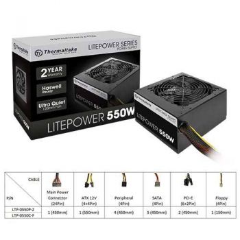 Блок питания Thermaltake Litepower 550W PS-LTP-0550NPCNEU-2 / LTP-0550P-2