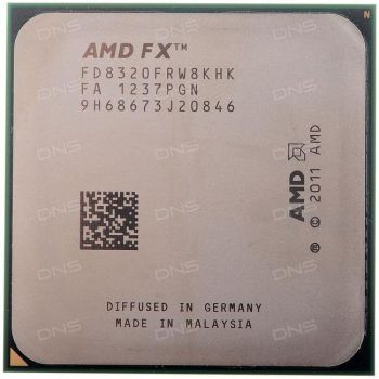 Процессор AMD FX-8320 Vishera OEM FD8320FRW8KHK (3500MHz/AM3+/L3 8192Kb