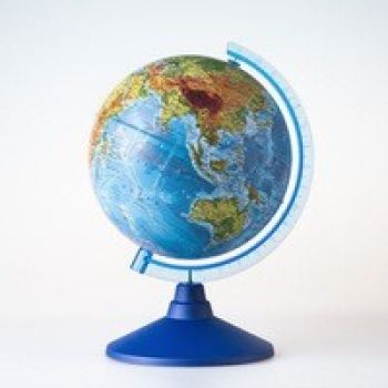 Глобус Земли физический Классик Евро 150 мм