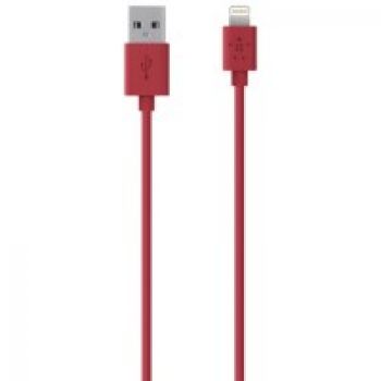Кабель USB  для iPhone 5,6 BLK красный BK023