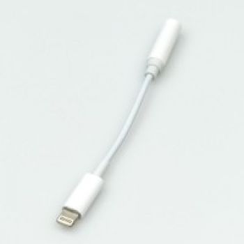 Переходник Apple Lightning - миниджек 3.5мм CI-1301 White