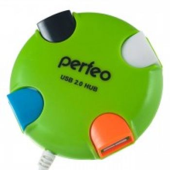 Хаб USB Perfeo PF-VI-H020 Green
