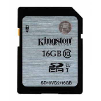 Карта памяти 16Gb - Kingston High-Capacity Class 10 - Secure Digital SD10VG2/16GB (Оригинальная!)