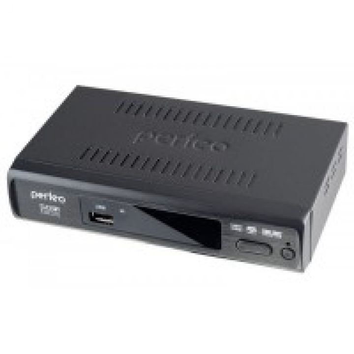 Цифровой  ресивер Perfeo PF-T2-1, DVB-T, DVB-T2 MPEG-2/MPEG-4, выход HDMI RCA выход («тюльпан»), USB